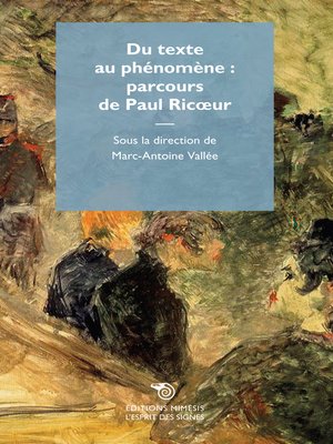 cover image of Du texte au phénomène